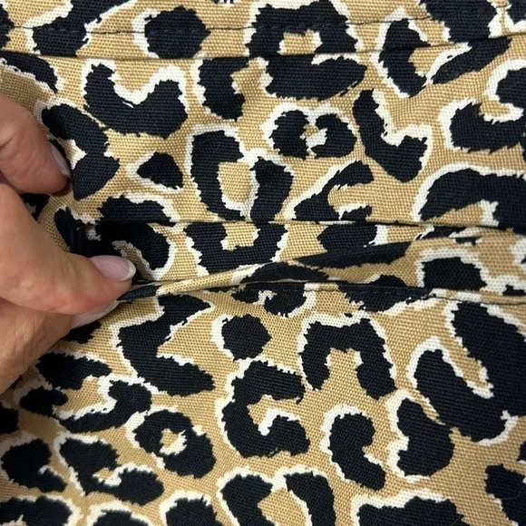 Talbots Animal Print Cotton Blend Skirt - Picture 3 of 10